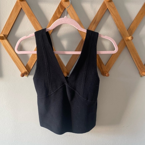 Banana Republic Tops - Banana Republic Black Knit Sweater tank size small